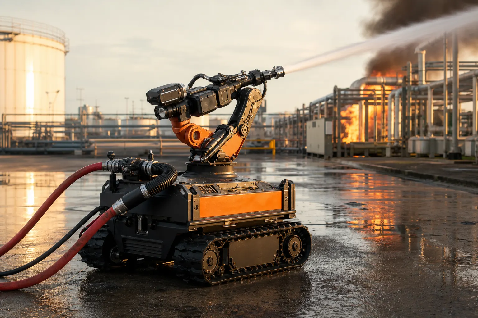 Firefighting robot